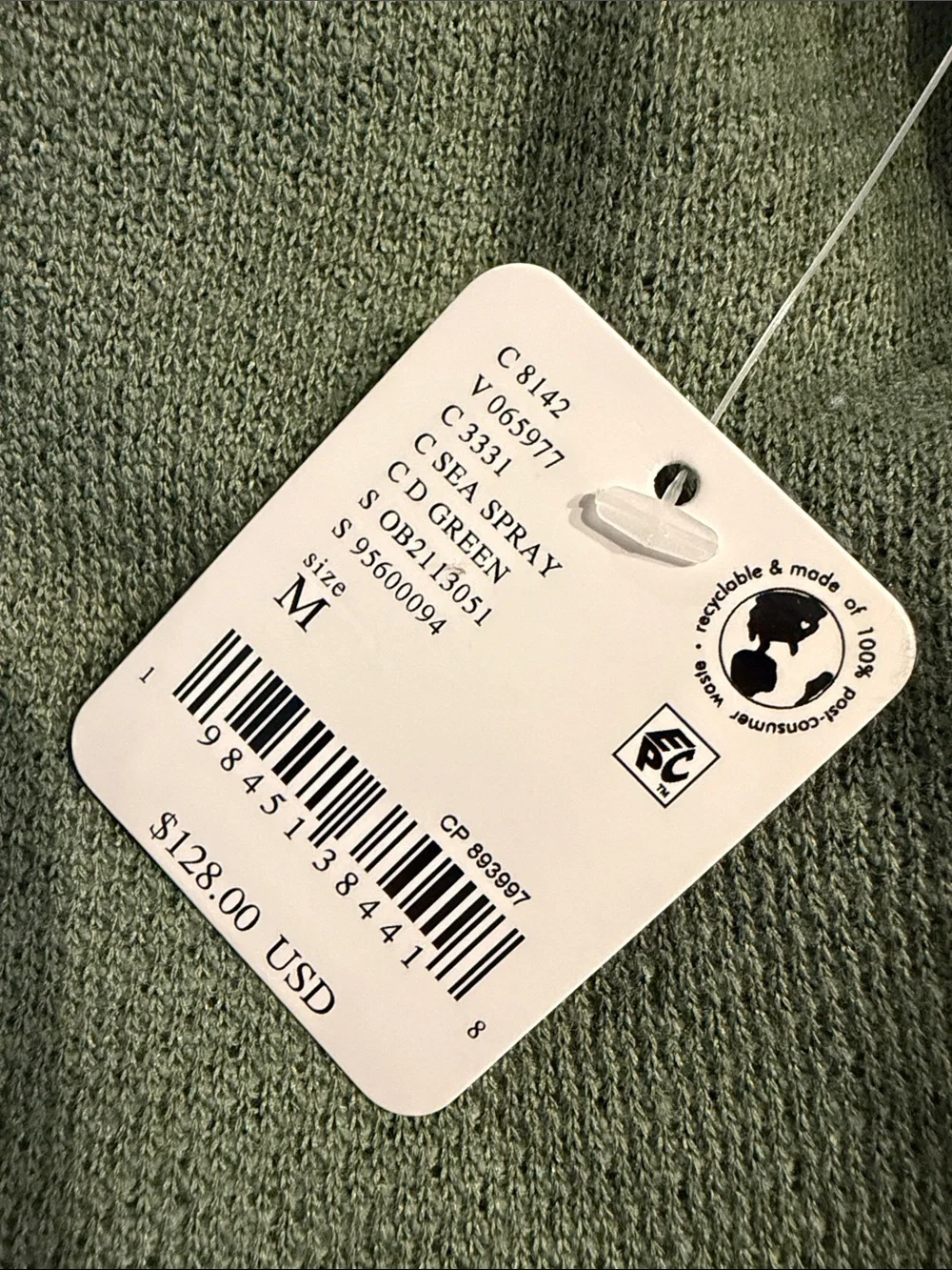 Women’s Sea Spray Green Pullover Sweater - Casual Knit